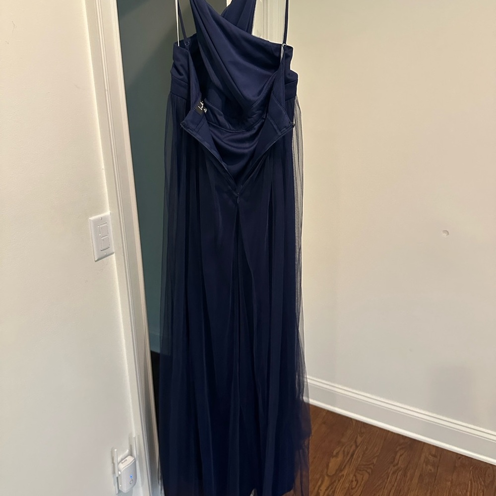 Baby blue evening gown